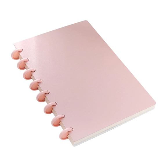A5 Macaron Mushroom Button Spiral Notebook 80 Sheets Lined Paper Coil Binding Journal Portable Memo Notepad for Student Office