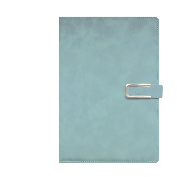A5 Magnetic Closure Notebook, Sturdy Hardcover Shell, Compact Bound Writing Notepad, for Business Recording, Office Note Taking and Schedule Planning, by Cosmug, Color F