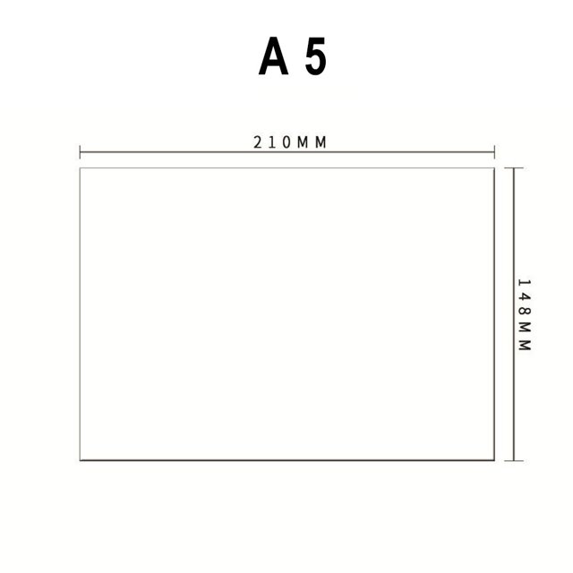 A5 Whiteboard Fridge Dry Wipe Markers Writing Record Message