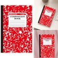 thumbnail image 1 of A5 Marble Notebook Journal,Simple Exquisite Textured Notebook Sewing Binding Notebook, Thick Paper Lined Journal for Writing, Portable Daily Notebook for Office & Gift,30Sheets 60 Pages(Red), 1 of 8