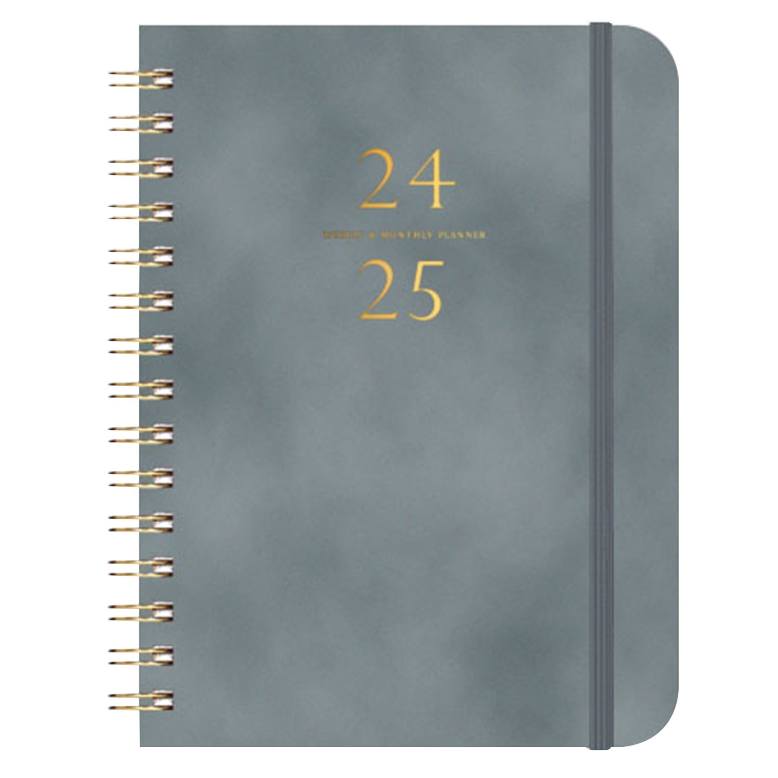 A5 Notebook 2025 New Calendar Creative PU Leather Week Plan This