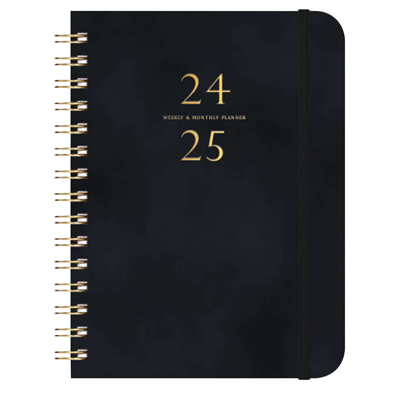 A5 Notebook 2025 New Calendar Creative PU Leather Week Plan This
