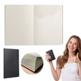 thumbnail image 1 of A5 Notebook, 36 Sheets Soft Cover Grid Writing Notebook, Portable Lightweight Memo Diary Pad for Daily Recording, Work Notes, Travel Journal Office Household Stationery Supplies, 1 of 5