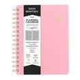 thumbnail image 1 of A5 Notebook Binder, 6 Ring Planner with Stylish Design, Loose Leaf Personal Organizer Binder Cover with Magnetic Buckle Closure, PU Leather Binder for Women with Macaron Colors, 1 of 5
