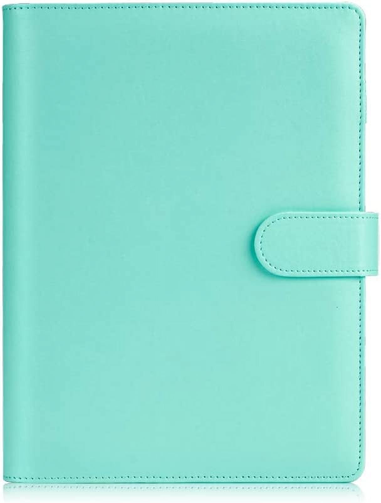 Compra online de A5/A6 Macaron Notebook 6-ring Binder PU Clip-on Loose-leaf  Notebook Papelaria Orçamento Bill Management