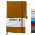 thumbnail image 1 of A5 Notebook Ecohintz Premium A5 Leather Notebook – 100Gsm Ruled Thick Paper with Inner Pocket | Classic Hardcover for Professional Use (1Pc), Journal Notebook, B, 1 of 9