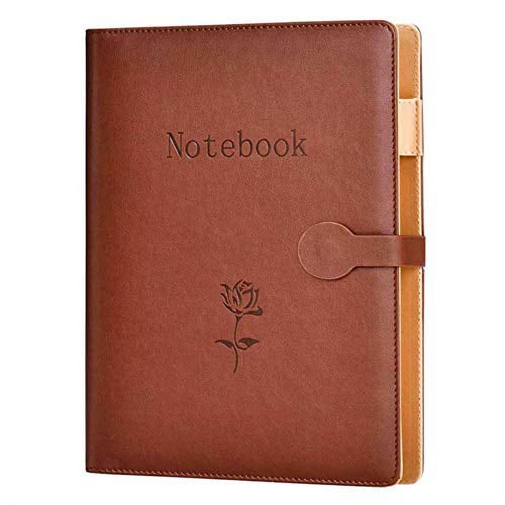  Evergreen Forest American-Made Embossed Leather A5 Writing  Journal Cover, 6 x 9-inch + Refillable Hardbound Insert Book : Office  Products