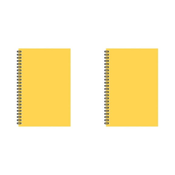 A5 Notebook Line Paper Notebook 100 Pages 50 Sheets Cover Journal For Homework Math Engineering2pcs