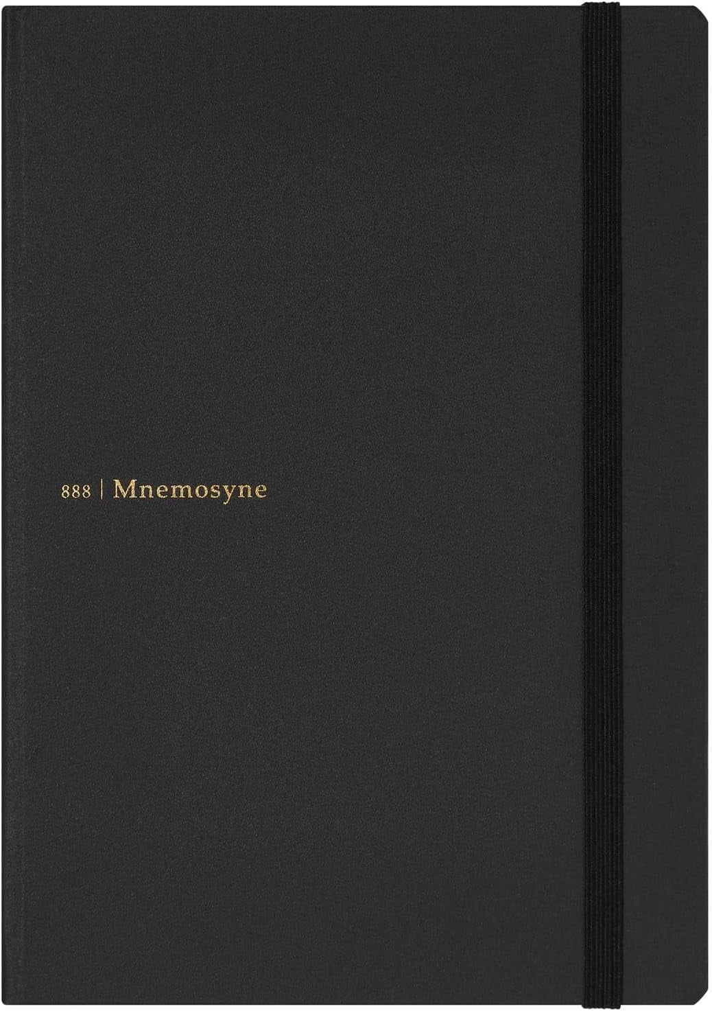 A5 Notebook Mnemosyne Journal Black