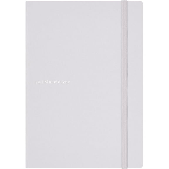 A5 Notebook Mnemosyne Journal Light Grey