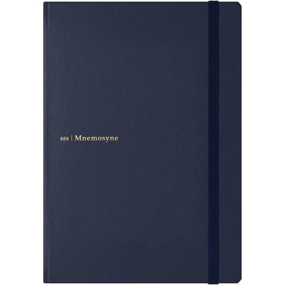 A5 Notebook Mnemosyne Journal Navy