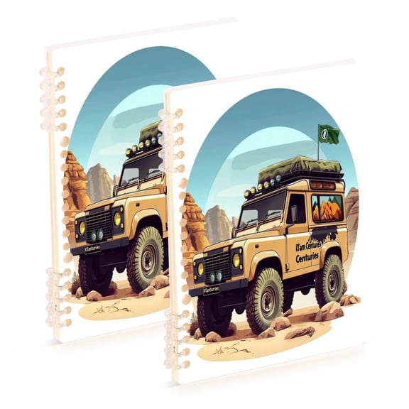A5 Notebook, Single Back Sheet Printed on One Side, 60 Sheets A Car