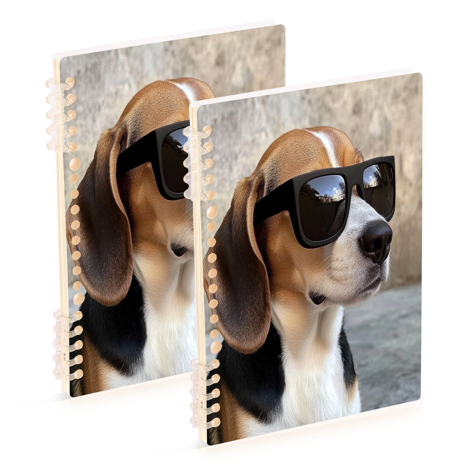 Beagle Notebook A5 Notebook, Single Back Sheet Printed on One Side, 60 Sheets A Cool ...