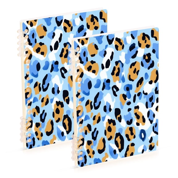 A5 Notebook, Single Back Sheet Printed on One Side, 60 Sheets An Animal Print Pattern