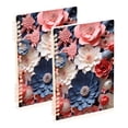 thumbnail image 1 of A5 Notebook, Single Back Sheet Printed on One Side, 60 Sheets Beautiful Paper Cuttings Flowers, 1 of 8