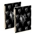thumbnail image 1 of A5 Notebook, Single Back Sheet Printed on One Side, 60 Sheets Black Love, 1 of 8