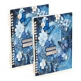 thumbnail image 1 of A5 Notebook, Single Back Sheet Printed on One Side, 60 Sheets Butterflies and Books, 1 of 8