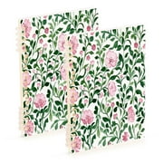 A5 Notebook, Single Back Sheet Printed on One Side, 60 Sheets Cherry Blossom A Floral