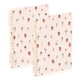 thumbnail image 1 of A5 Notebook, Single Back Sheet Printed on One Side, 60 Sheets Cherry Blossom Strawberry Pattern, 1 of 8