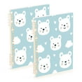 thumbnail image 1 of A5 Notebook, Single Back Sheet Printed on One Side, 60 Sheets Cute Bear Pattern, 1 of 8