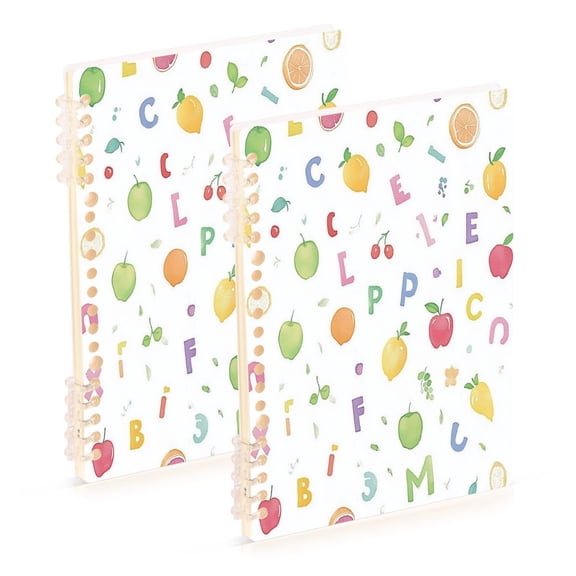 A5 Notebook, Single Back Sheet Printed on One Side, 60 Sheets Letters