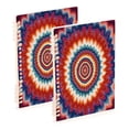 thumbnail image 1 of A5 Notebook, Single Back Sheet Printed on One Side, 60 Sheets Psychedelic Pattern, 1 of 8