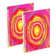 A5 Notebook, Single Back Sheet Printed on One Side, 60 Sheets Round Sun