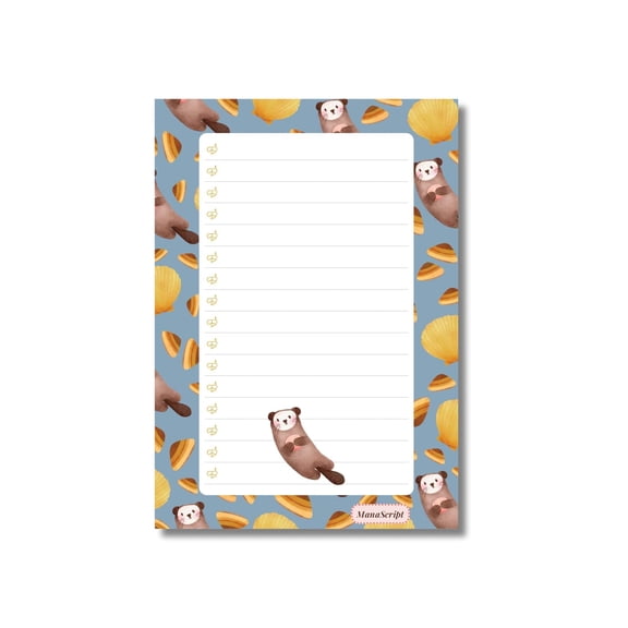 A5 Notes/To Do List Notepad, Beautiful Checklist Pad, Tear-Off Sheets (Seal) Pack Of 1