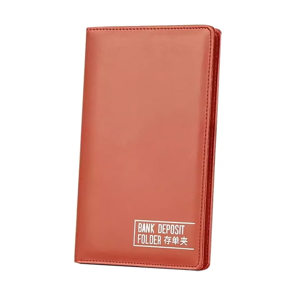 A5 PU Leather Notebook with Pen Holder Slot No Buckle Design Refillable Lined Pages for Writing Journaling or Diary Brown