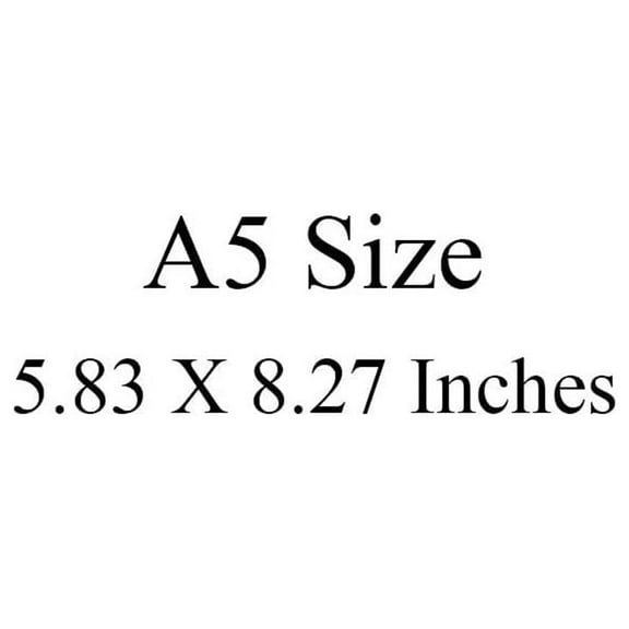 A5 Premium Multi Purpose White Paper - 24 lb (90 GSM) | For Copy, Printing, Writing | 5.83" x 8.27" inches (148 x 210 mm - Half of A4) | Full ream of 250 Sheets