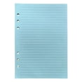 thumbnail image 1 of A5 Refill Paper 5.6x8.3'', Planner Inserts for A5 Binder Budget Planner Journals Notebook, 6 Ring Loose Leaf Lined Paper with Binder Dividers, 240 Pages Blue, 1 of 3