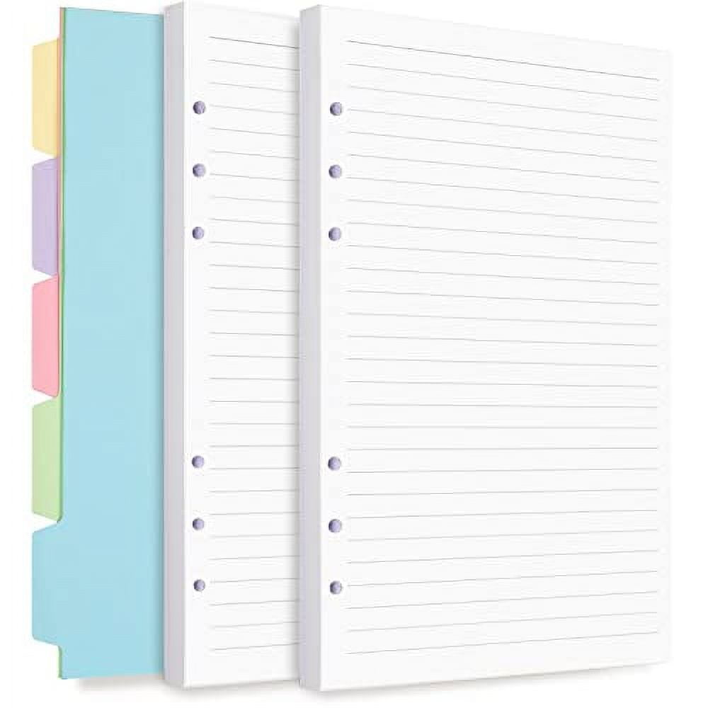A5 Refill Paper, Planner Inserts for A5 Binder Budget Planner Journals