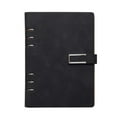 thumbnail image 1 of A5 Refillable Leather Notebook with 200 Pages - 360° Flat Lay Spiral Binder for Students/Office Note Taking, Detachable Loose Leaf Design, 1 of 5