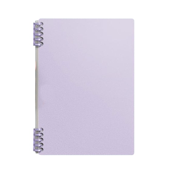 A5 Ring Bound Notebook with Detachable Pages, Reinforced Binding, Lined Paper, Durable Polypropylene Cover for Journaling and Note Taking