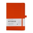thumbnail image 1 of A5 Ruled Leather Hardcover Journal, 200 Pages Thick Paper Writing Notebook, Smooth Writing Sketching Journal, Multipurpose Business Planner Notebook, Durable Journal for Office Planning,Orange, 1 of 9