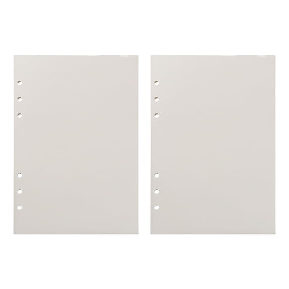 A5 Six-Hole Loose Leaf Paper Refill, 90 Sheets Monochrome Hole Punched Pages for Notebooks, Diaries, Binders – Premium Refill Paper for Daily Journaling, School Notes, Office Planning