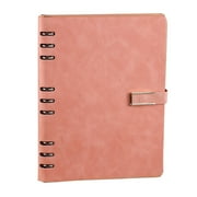 A5 Size, Customizable Loose-Leaf Paper for Flexible Organization Leather Coil Student Notebook