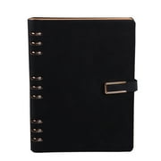 A5 Size, Customizable Loose-Leaf Paper for Flexible Organization Leather Coil Student Notebook