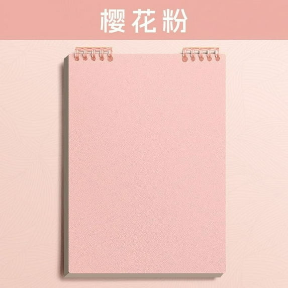 A5 Size Top Bound Spiral Notebook, 120 Pages Graph Ruled Paper, Thick Plastic Hardcover Spiral Journal Notebook for Women Men, Loose Leaf Notebook for Work & Note Taking, Journals for Writing