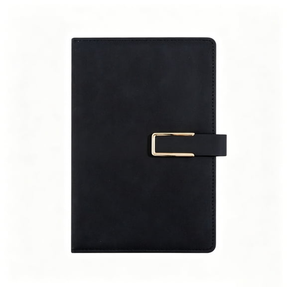 A5 Soft Cover Journal U Shape Buckle Notebook Thickened High End Business Notepad Stylish For Daily Writing Things to Do Paper Dotted Notebooks 8x11 Photo Journal with Folder Top Ring Graph Pocket