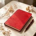 thumbnail image 1 of A5 Soft Cover Lined Notebook, Minimalist PU Leather Journal, Classic Ruled Writing Notebook, Softcover Diary, A5 Notebook for Journaling, Planning, Office, Home, Durable Stationery Journal, 1 of 4