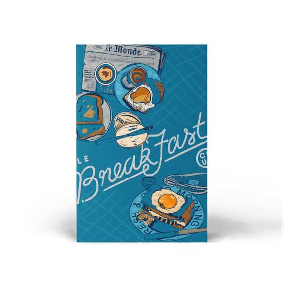 Breakfast Club A5 Softcover Diary, Illustrated Cover, 100 Gsm Paper, Ruled Pages, 50 Sheets