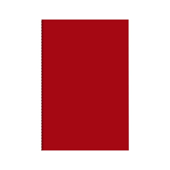 A5 Softcover Sewn Notebook, Deep Red Paper Journal 8.26×5.51in 30 Sheets/60 Pages 1 Piece for Office Meeting Notes, Daily Planning & Travel Recording