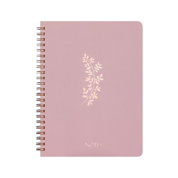 A5 Spiral Cute Notebook, 8.3" x 6.5", 160 Pages, Notebook with Large Pockets - Notebooks for Work Home