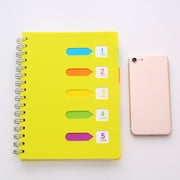 A5 Spiral Notebook, 120 Sheets Lined Journal, Colored Wire Bound Writing Notepad, Blue, 1 Pack
