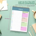 thumbnail image 1 of A5 Spiral Notebook | Daily Planner & To-Do List Notepad | Undated 52-Page Organizer for Tasks, Schedules & Notes | 8.66x5.51 Inch Portable Student Office Journal, 1 of 7