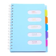 A5 Spiral Plan Agenda, Notebook with Schedule, Daily Checklist Plan, 160 Page Thick Notebook, Office and Learning Supplies, Stationery, Office and School Supplies Schedule and Task Organizer