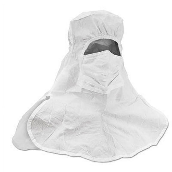 A5 Sterile Integrated Hood and Mask with CLEAN-DON* Technology, One Size Fits All, White, 75/Carton