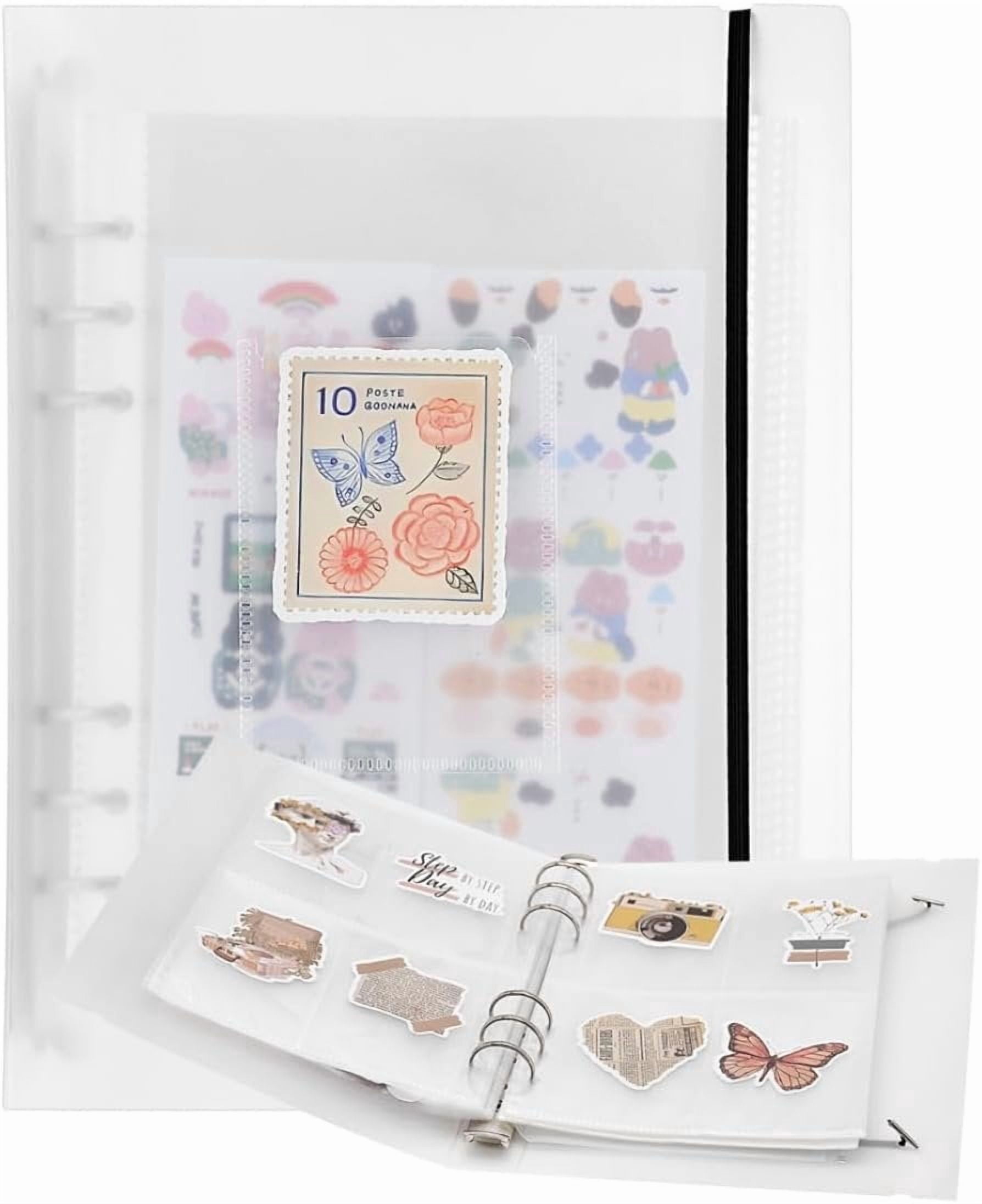 Small Sticker Binders A5 Sticker Organizer Binder, 200 Pocket Sticker Storage Album - Walmart.com