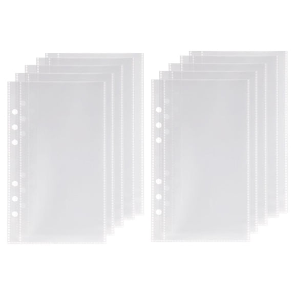 A5 Sticker Storage Organizer Binder, Reusable Zipper Album with Clear Laser Star Cover, 9.96" x 6.89" Planner Binder with 10 Inner Pages for Sticker Collecting & Crafting